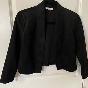 Calvin Klein short suede jacket S NWT